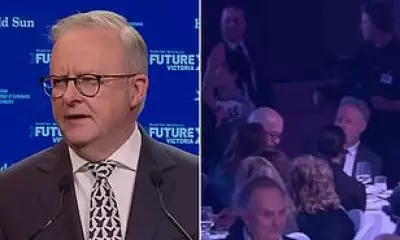 Australian PM Anthony Albanese Heckled During Key Melbourne Speech