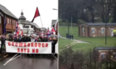 Crowborough Residents Vow 'Months on End' of Protests Over Migrant Camp