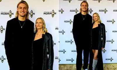 Darcy Moore and Dee Salmin Lead Style at Melbourne Book of Mormon Premiere