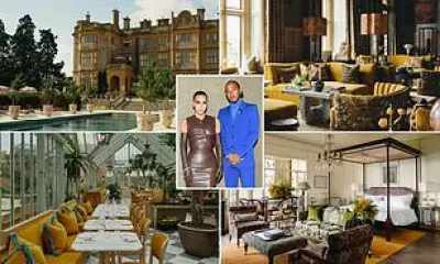 Kim Kardashian and Lewis Hamilton's Secret Cotswolds Getaway at Estelle Manor