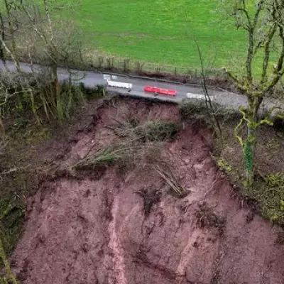 Landslide Leaves Welsh Valley Isolated, Emergency Services Face Two-Hour Detours