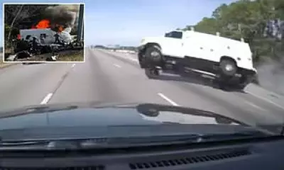 Mississippi Prison Van Crash Kills Officer and Inmate in Fiery Interstate Collision