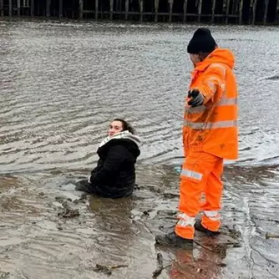 Mum Praised by Coastguard for Staying Calm After Mud Rescue in Whitby