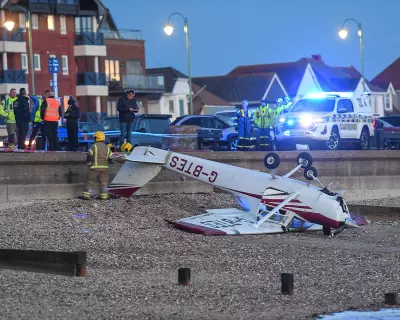 Pilot Survives Light Aircraft Crash on Hampshire Beach After Nose-Dive into Sea