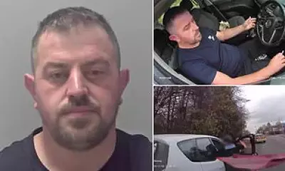 Police Officer Clings to Drug Dealer's Car in Desperate Chase in Suffolk