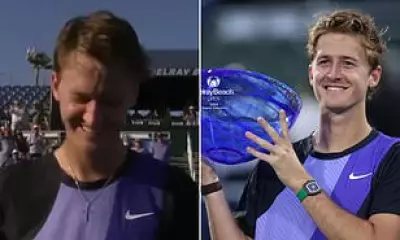 Tennis Star Sebastian Korda Reacts to Reporter's Awkward On-Court Question