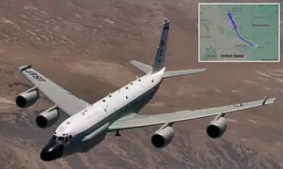 US Spy Plane Flies Over Nuclear Missile Silos Amid Iran Tensions
