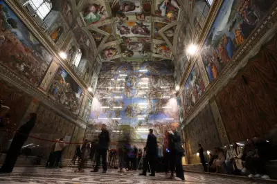 Vatican Restorers Remove Salty Film from Michelangelo's Last Judgment Fresco