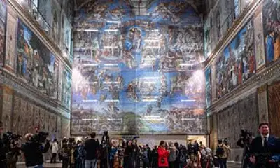 Vatican Restores Michelangelo's Last Judgement Fresco for Easter Unveiling