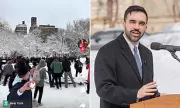 49ers QB Mac Jones in Viral Snowball Fight That Irked NYC Mayor