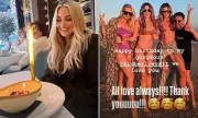 Abbey Clancy Shares Bikini Snap for Kimberly Wyatt's 44th Birthday Celebration