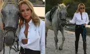 Amanda Holden Celebrates 55th Birthday and Year of the Fire Horse with Bikini Photos