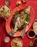 Amy Poon's Lunar New Year Recipes: Steamed Sea Bass and Potstickers