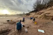 Ancient 2,000-Year-Old Footprints Uncovered on Scottish Beach After Storms