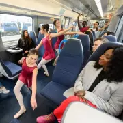 Ballet Dancers Surprise London Commuters with Train Performance