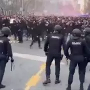 Benfica Fans Clash with Police in Madrid Before Champions League Match