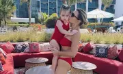 Billie Shepherd's Abu Dhabi Family Getaway in Red Bikini After Heartbreak