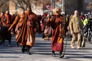 Buddhist Monks Complete Epic 2,300-Mile Peace Walk to Washington D.C.