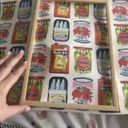 Budget Home Makeover: £3 Wrapping Paper Wall Art Hack Revealed