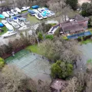 Celebrity Mansions Submerged as Thames Floods Berkshire Homes