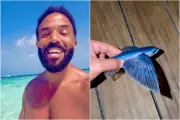 Craig David's Flying Fish Rescue Mission Ends in Hilarious Disaster