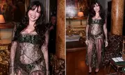 Daisy Lowe Stuns in Sheer Gown at London Fashion Week While Expecting Second Child