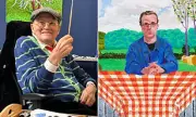 David Hockney's New Exhibit Celebrates Carers and Inner Circle in London