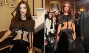 Ekin-Su's Sheer Optical Illusion Dress Sparks Fashion Week Debate