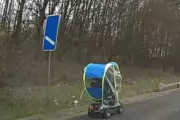 Elderly Man Drives Mobility Scooter on M11 Motorway in Essex