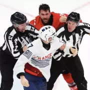 France's Own Federation Suspends Star Player After Olympic Ice Hockey Brawl