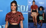 Gabrielle Union and Kaavia Shine at Goat Premiere in Coordinated Outfits
