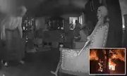 Georgia Family's Terrifying Escape from Midnight House Fire Captured on Video