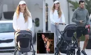 Gisele Bundchen's Serene Family Stroll Contrasts Tom Brady's Super Bowl Party Weekend