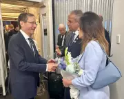 Israeli President Herzog Arrives in Sydney Amid Tight Security and Protests