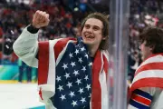 Jack Hughes Loses Teeth, Scores Overtime Winner for US Olympic Hockey Gold