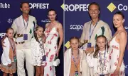 Justin Hemmes and Madeline Holtznagel Embrace Blended Family Life at Tropfest