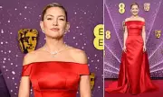 Kate Hudson Shines in Red Prada at 2026 BAFTA Film Awards