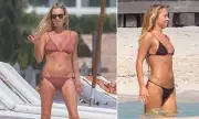 Kate Moss and Daughter Lila Flaunt Figures on Tulum Beach Holiday