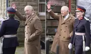 King Charles III Greets Public at Clitheroe Station in Lancashire