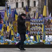 Kyiv's Maidan Square Vigil Marks Four Years of Russian Invasion with Heartbreaking Tributes