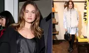 Lily James and Minnie Driver Shine at JW Anderson London Store Opening
