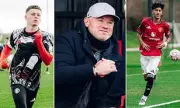 Man Utd U18s Thrash Derby 6-1 as Wayne Rooney Watches Son Kai Feature