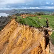 Massive Jurassic Coast Landslide Sees 300ft Crack and Mudflow Engulf Beach