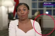 Mouse Interrupts Kemi Badenoch's Live TV Interview in Westminster