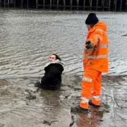 Mum Praised by Coastguard for Staying Calm After Mud Rescue in Whitby
