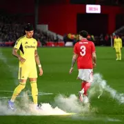 Nottingham Forest Europa League Match Halted After Flare Incident