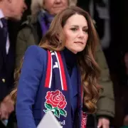 Princess Kate Makes First Public Appearance Since Andrew's Arrest at Rugby Match