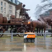 Robot Army Delivers Just Eat Takeaways Across Tech-Savvy Sunderland in UK First