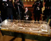 Saint Francis of Assisi's Skeleton on Public Display for First Time