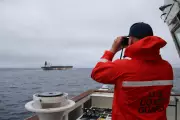 Seized Russian Oil Tanker Leaves Moray Firth, Heads Back to Atlantic